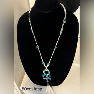 Long Necklace with pompom